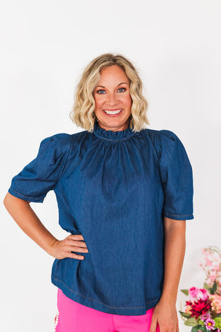 Dolly Denim Top