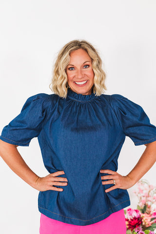 Dolly Denim Top