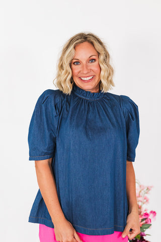 Dolly Denim Top