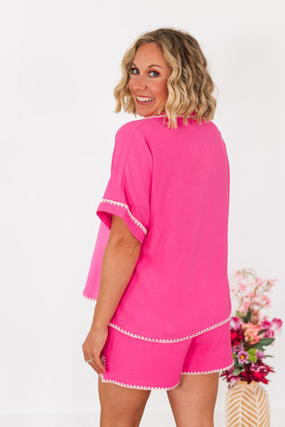Beauty in Hot Pink Top