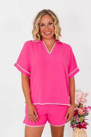 Beauty in Hot Pink Top