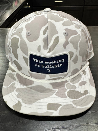 This Meeting Is BS Camo Patch Hat