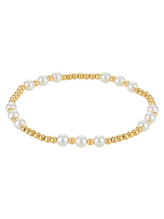Pearl Stretch Bead Bracelet