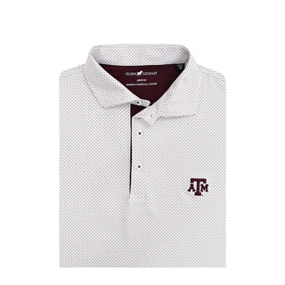 Texas A&M Aggies Checkers Polo - White