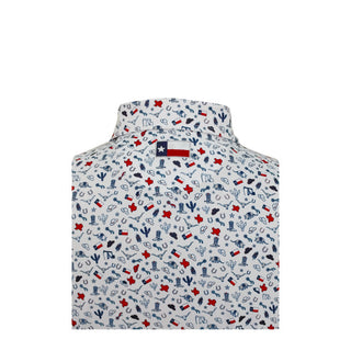 White Texas Polo