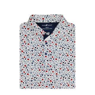 White Texas Polo