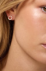 Halo Stud Earrings