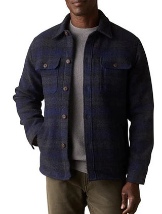 Brightside Flannel Lined Workwear Jacket - Navy