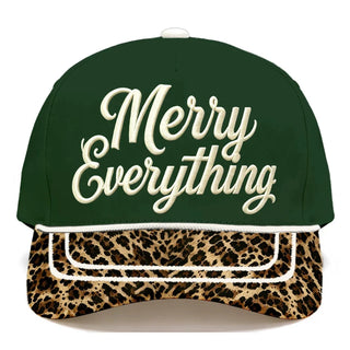 Merry Everything Leopard Hat