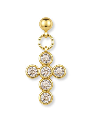 Lux Circle Cross Grip Charm