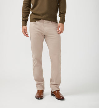 Machray Athletic Fit Straight Leg Pants- Khaki