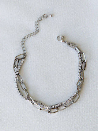 Marc Tennis Bracelet Silver