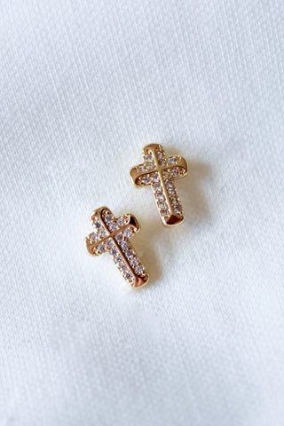 Noah Cross Stud Earrings