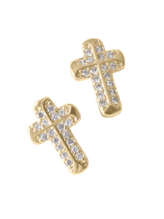 Noah Cross Stud Earrings