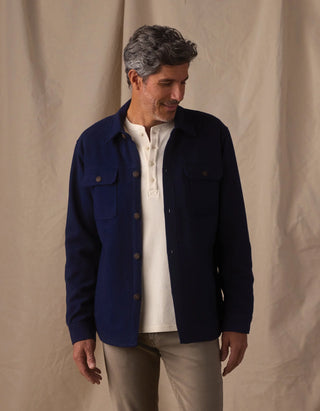 Brightside Flannel Lined Workwear Jacket - Navy