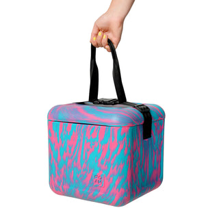 Pink & Blue Swirl Cooler - FOAM