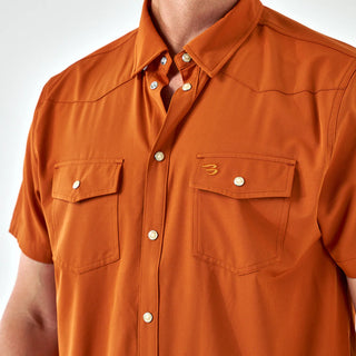 Orange - Performance Western Shirt