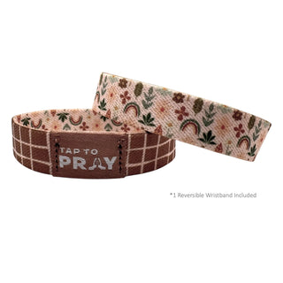 Prairie & Plaid Wristband - Tap to Pray