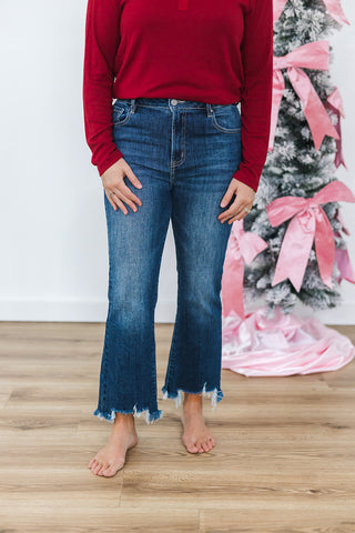 Rylie Risen High Rise Crop Jeans