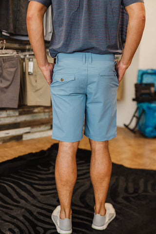 Stockton 20" Blue Shadow - Hybrid Shorts