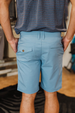 Stockton 20" Blue Shadow - Hybrid Shorts