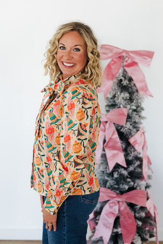 Sadie Ornaments Top