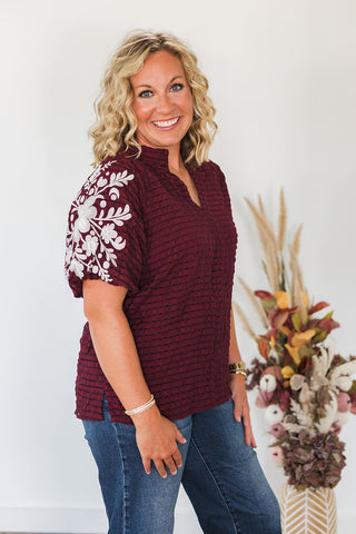 Havanah Top - Maroon
