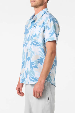 UPF Slub Standard Fit Shirt - Baby Blue
