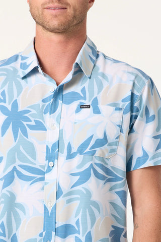 UPF Slub Standard Fit Shirt - Baby Blue