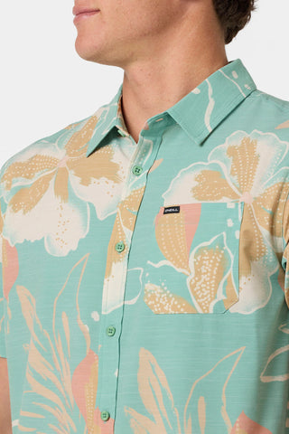 UPF Slub Standard Fit Shirt - Green