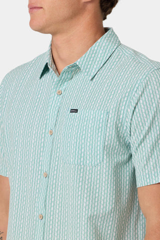 UPF Slub Relaxed Fit Shirt - Green