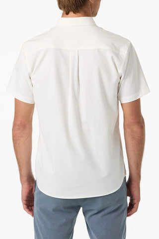 Light Check Standard Fit Shirt - White