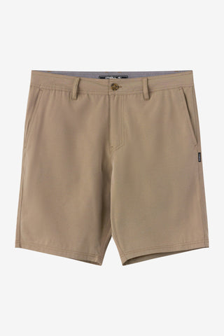 Dark Khaki 2 - Reserve Lt Check 19" Hybrid Shorts
