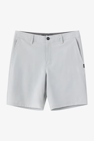 High Rise- Reserve Heather 19" Hybrid Shorts