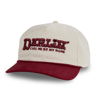 Call Me Darlin' Hat - Cream/Maroon