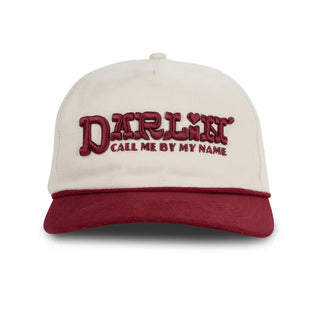 Call Me Darlin' Hat - Cream/Maroon