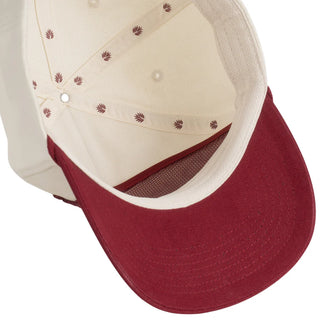Call Me Darlin' Hat - Cream/Maroon