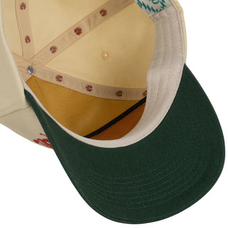 Armadillo Hat - Cream/Green