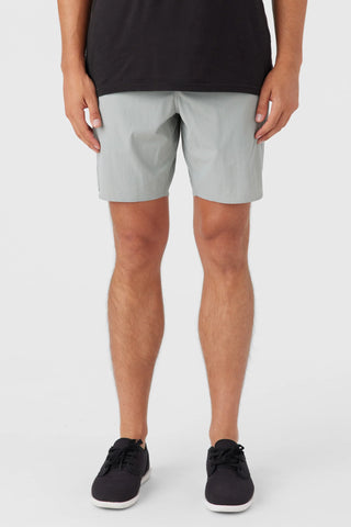 Light Gray TRVLR Camino 18" Shorts