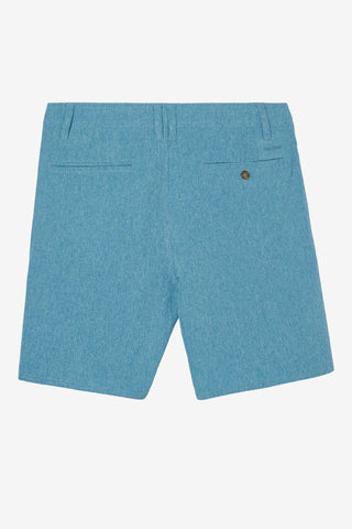 Bay Blue 19" - Reserve Heather Hybrid Shorts