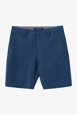 Navy - Reserve Lt Check 19" Hybrid Shorts