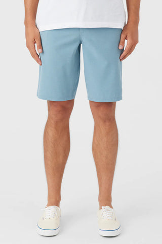 Indigo - 21" Reserve Light Check Hybrid Shorts