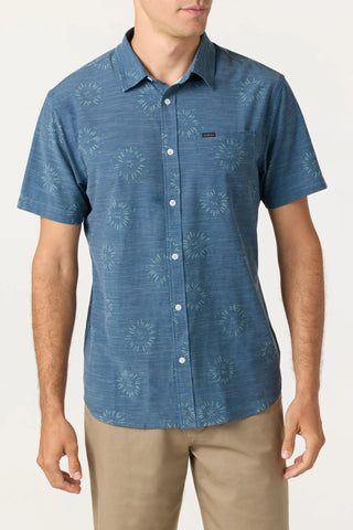 Midnight Navy Trvlr UPF Traverse Slub Shirt