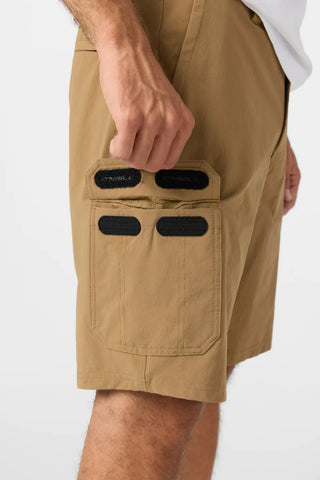 TRVLR 20" Cargo Shorts - Khaki