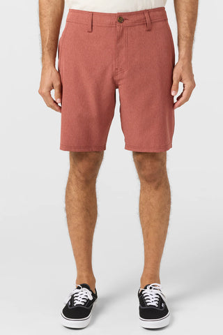 Heather Rust - Reserve Heather 19" Hybrid Shorts