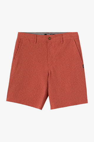 Heather Rust - Reserve Heather 19" Hybrid Shorts