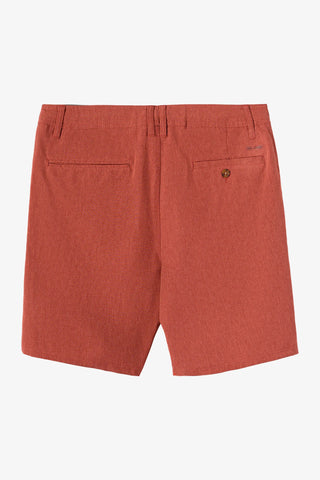 Heather Rust - Reserve Heather 19" Hybrid Shorts