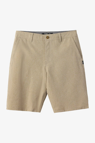 Khaki - Reserve Heather 21" Hybrid Shorts
