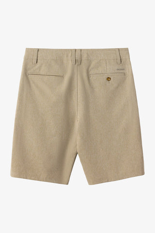 Khaki - Reserve Heather 21" Hybrid Shorts