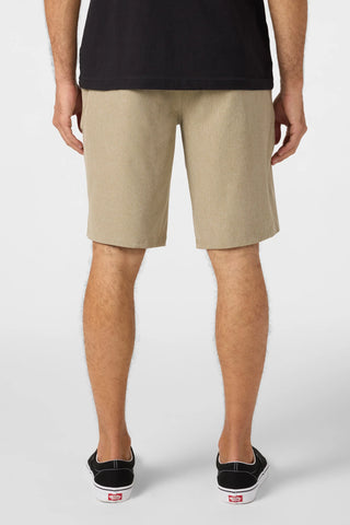 Khaki - Reserve Heather 21" Hybrid Shorts